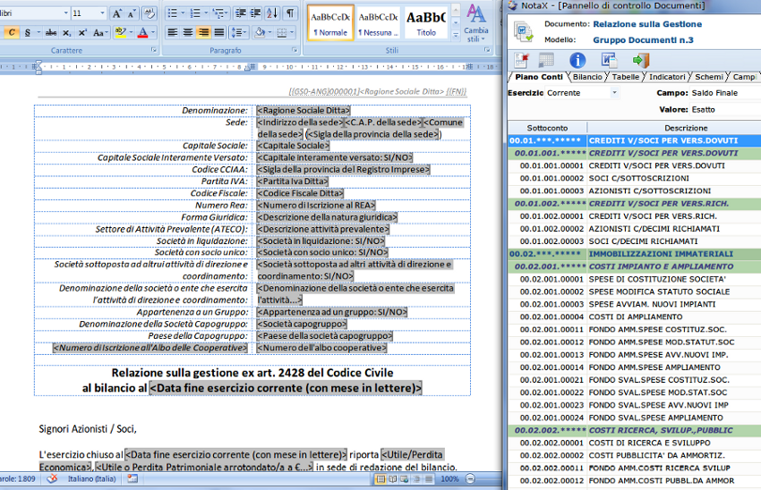 Aggiungi documento al gruppo